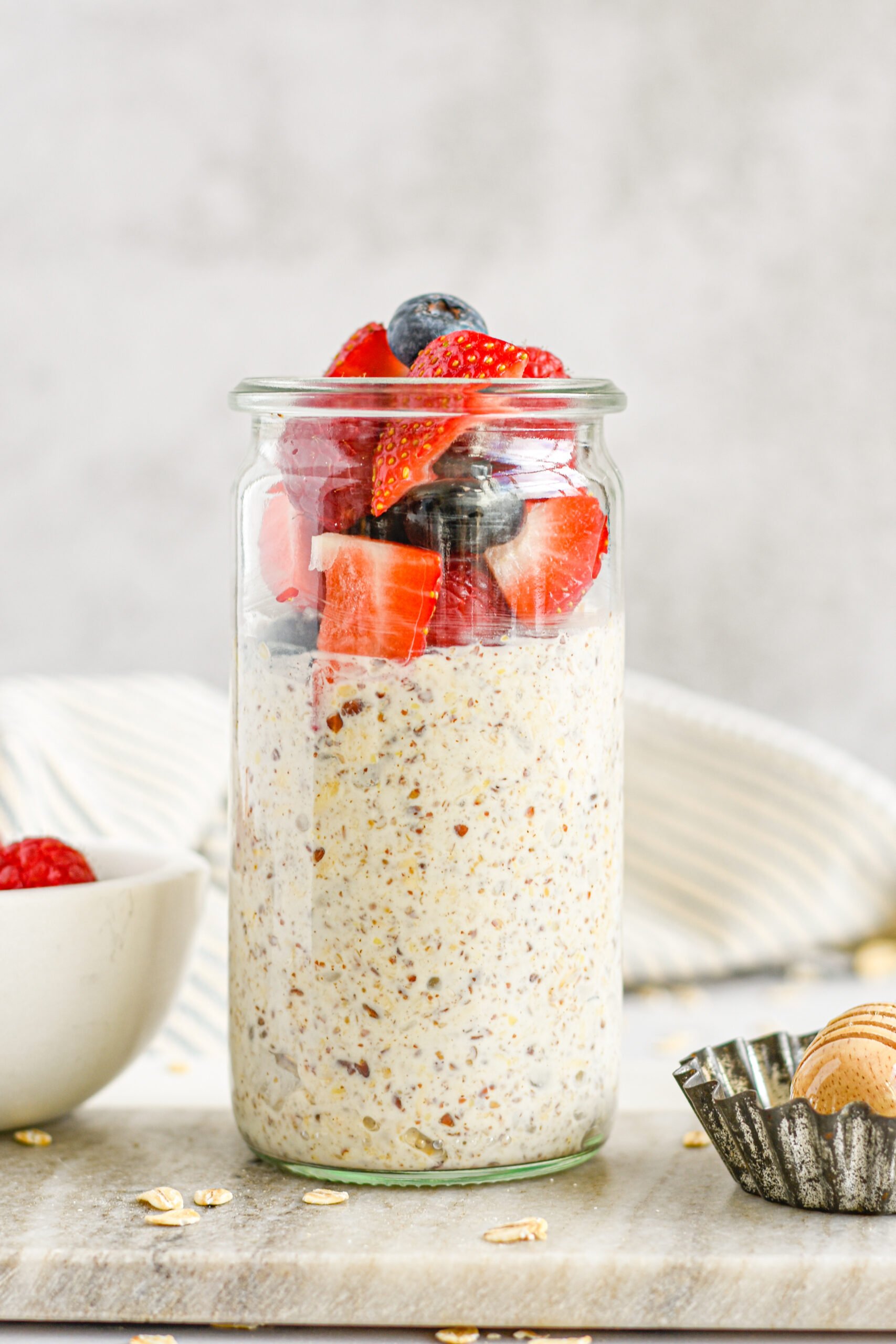 Overnight Oatmeal in Mason Jars