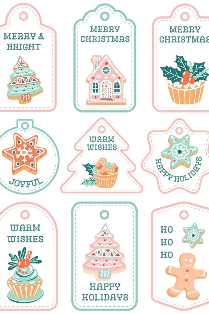 Christmas Cookie Tags